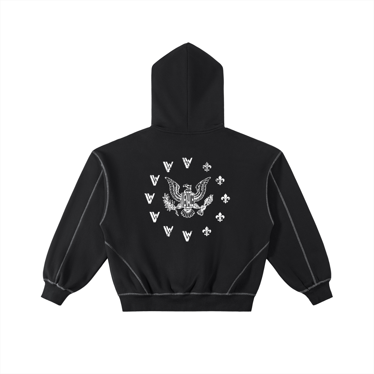 Venace "continuum" zip hoodie