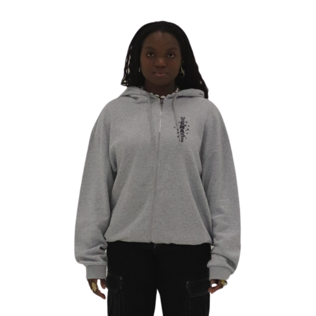 Venace "mm" zip-up hoodie