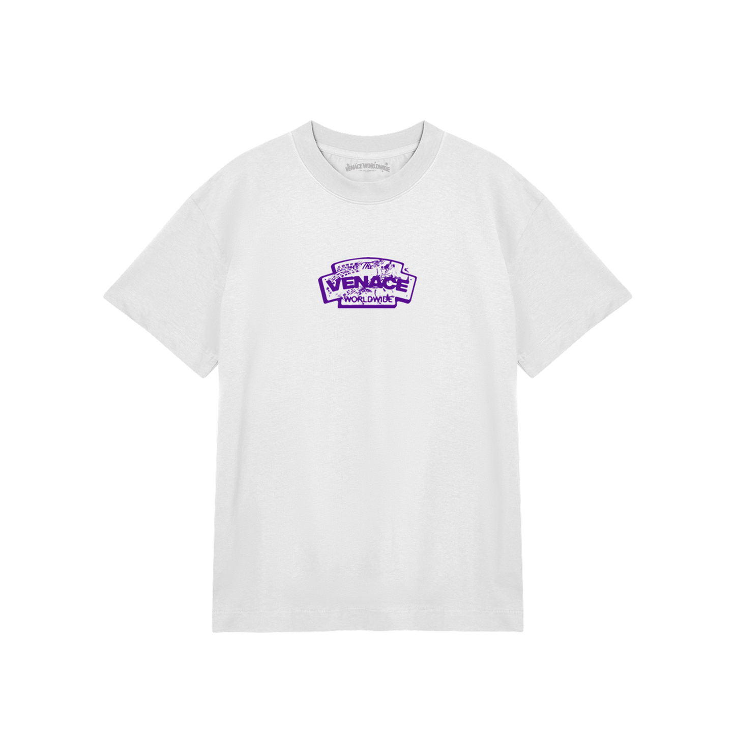Venace "vision" tee white & purple
