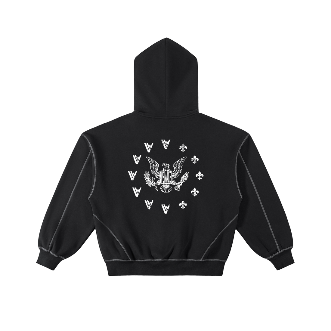 Venace "continuum" zip hoodie