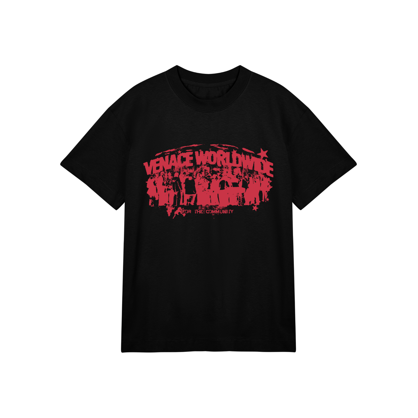 Venace "ftc" tee black & red