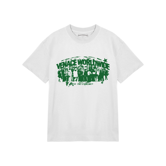 Venace "ftc" tee white & green