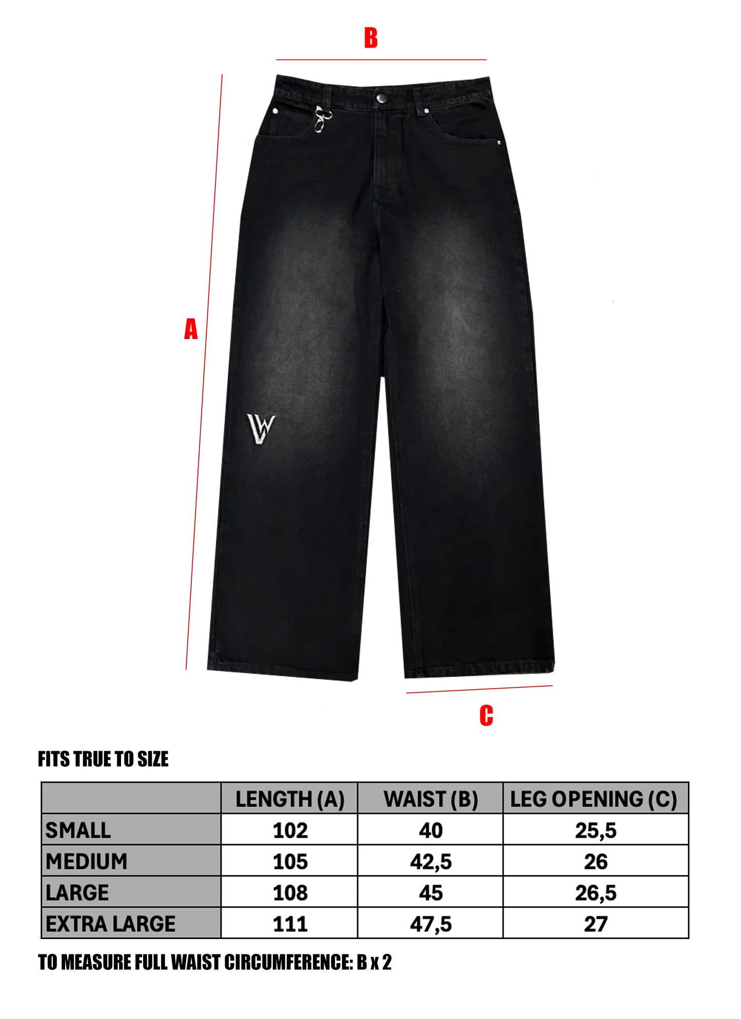 Venace globe jeans