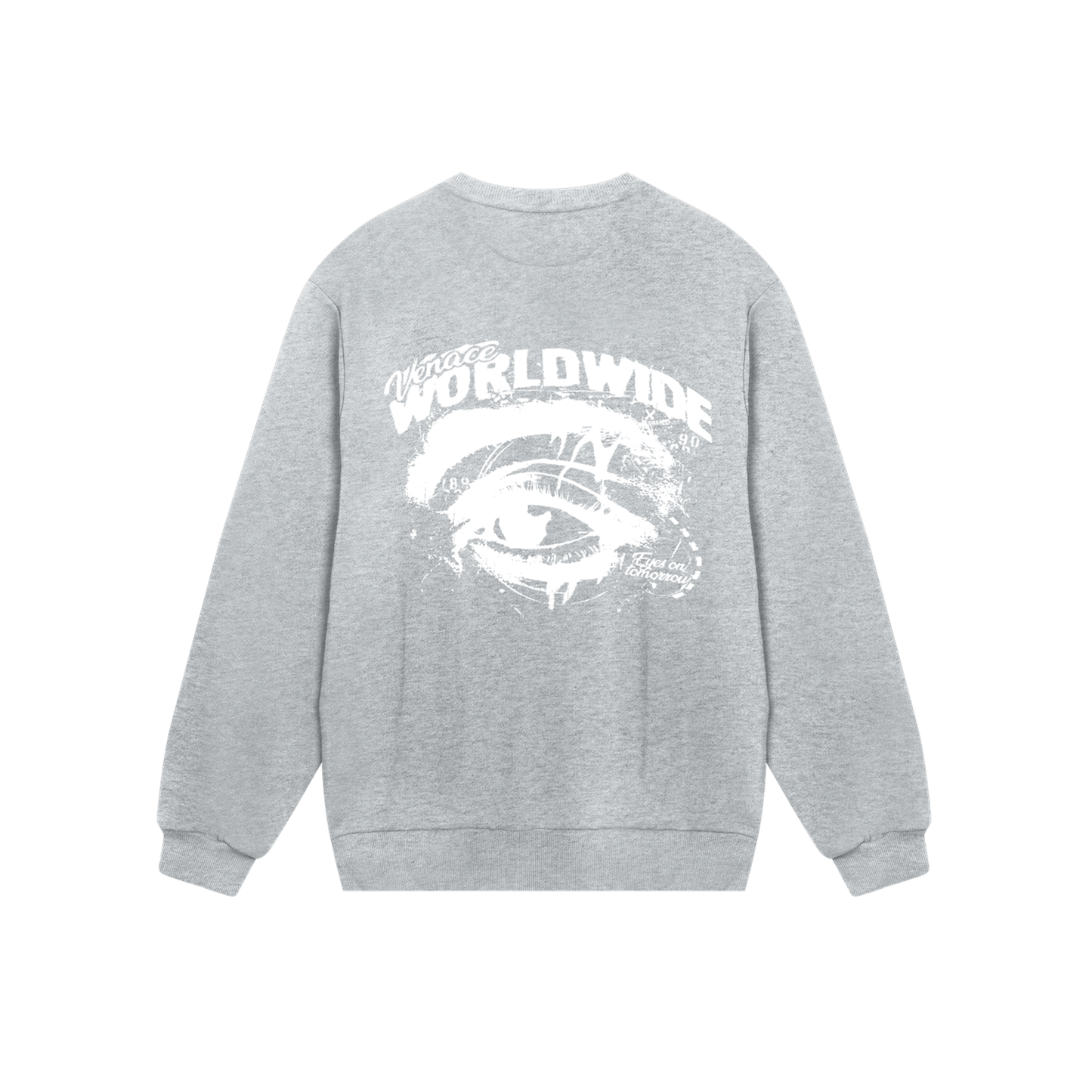 Venace "vision" sweater grey & white
