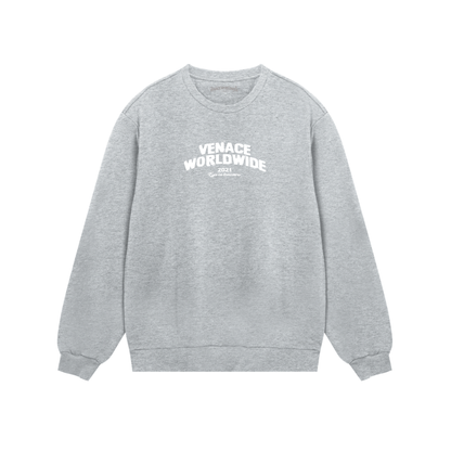 Venace "vision" sweater grey & white