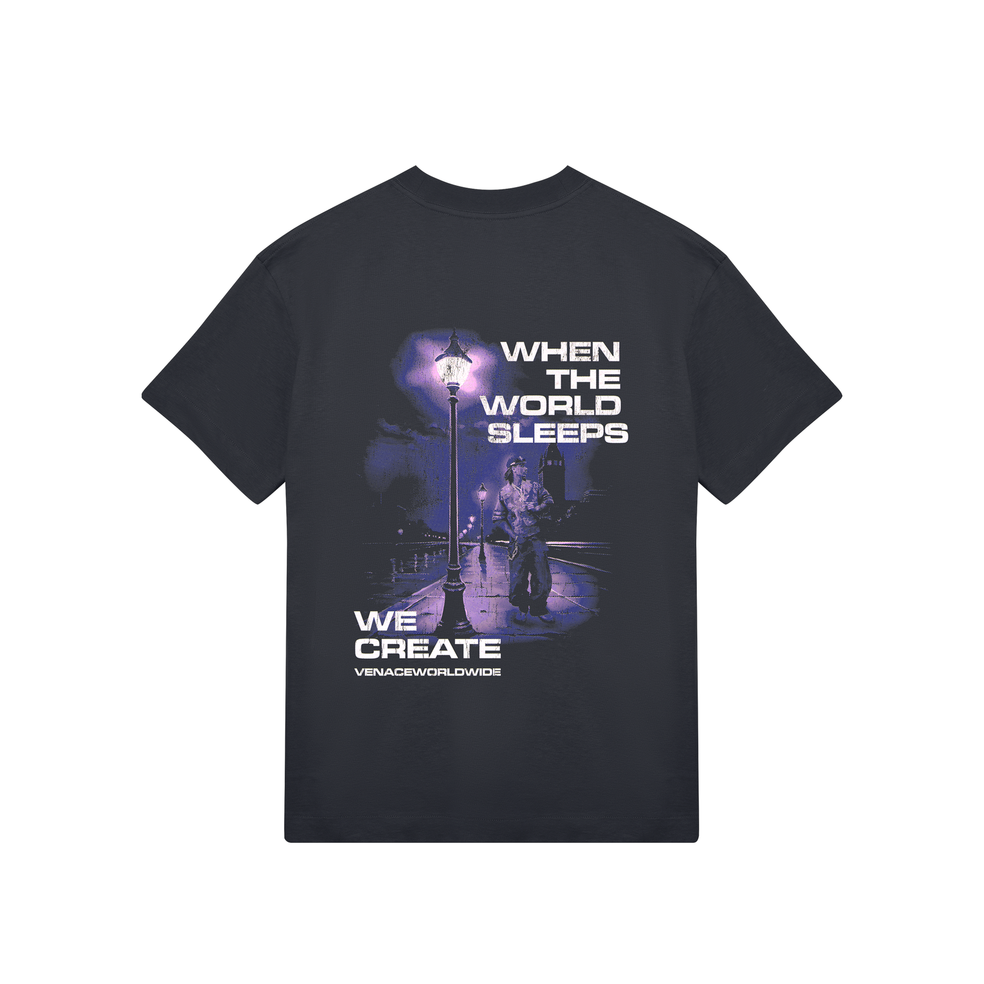 【NONCODE】Mondini Velvet See-Through Unbalanced T-shirt Venace